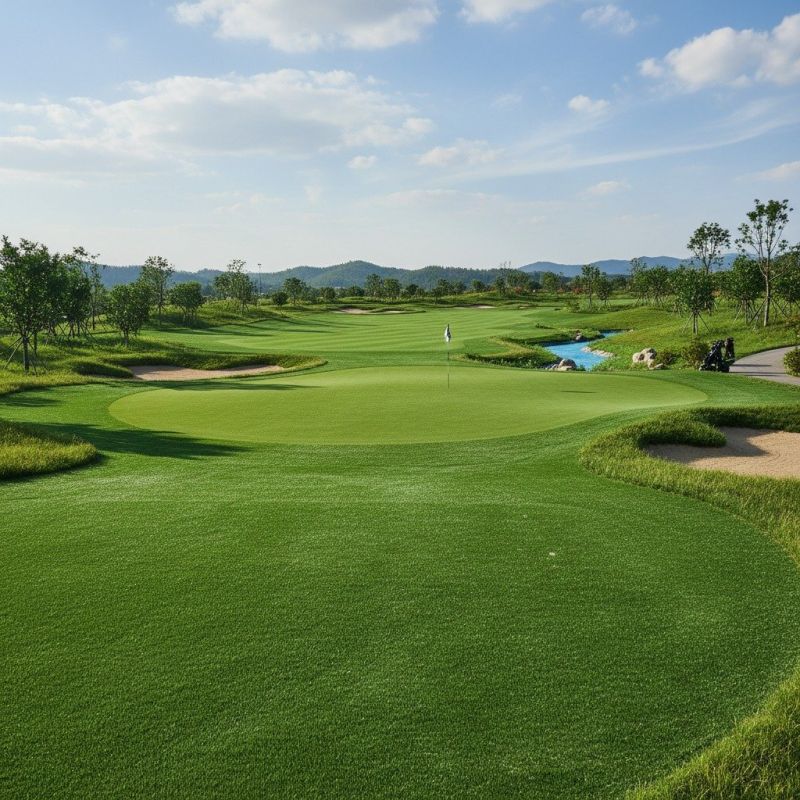 Golf Course Turf Installation detail